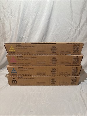Genuine Ricoh IM C3510 CMYK Toners Set 842550 / 842551 / 842552 / 842553 OEM
