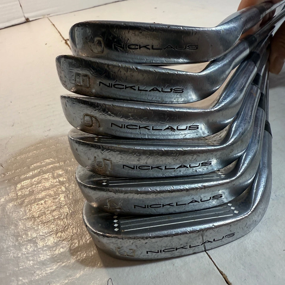 Nicklaus Air Bear Golf Iron Set 3 4 5 6, 8, 9 Right Handed irons Men's (no 7) - Image 3 of 4