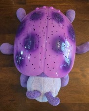 CLOUD B Multi Color Light Up Turtle Constellation Night Light Purple Plush