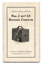 1910-20s - Nos. 2 and 2A Brownie Cameras Eastman Kodak Manual - XL3R