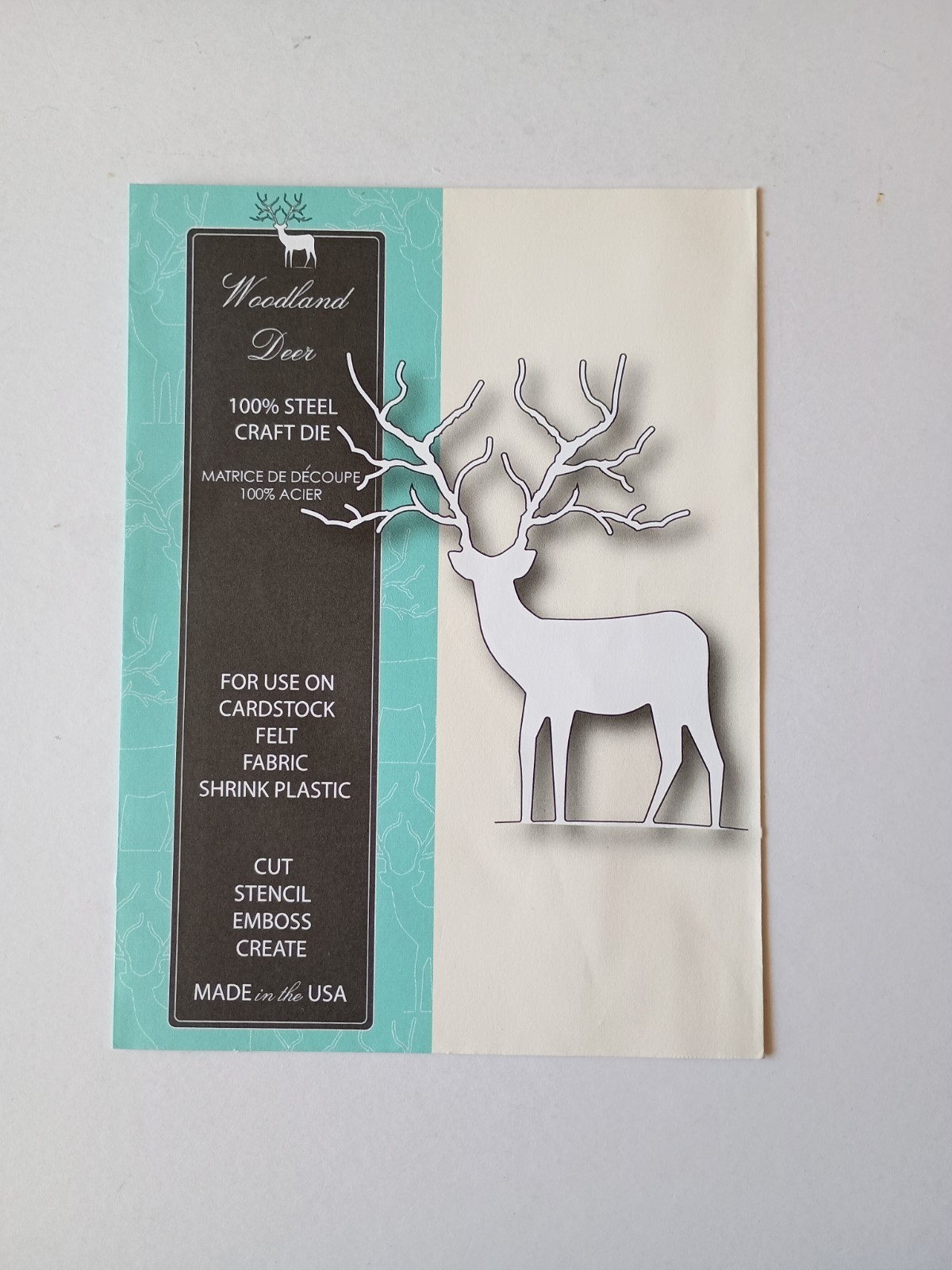 Memory Box Die Woodland Deer 98679 Stag Deer Cardmaking Die Rare