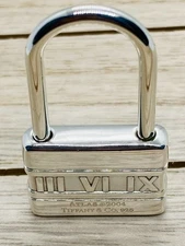 Tiffany & Co Sterling Silver 925 Atlas Key Chain Key Ring