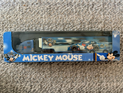 Disney Mickey Mouse NASCAR Car Transporter Collector's Edition 1:64 Licensed