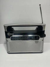 RadioShack Portable Analog Tabletop AM FM Weather Radio 1200889-Tested WORKS