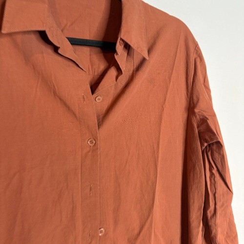 SOVERE Revolve rostbraun oversized Button Down Hemd - Bild 2 von 5