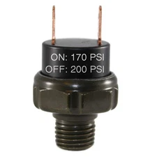 170-200 PSI Air Pressure Switch Tank Mount Type Thread 1/4" NPT 12V/24V for T...