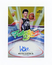 WALTER CLAYTON JR 2025-26 Topps Chrome Future Stars Gold Refractor Auto Rc #/50