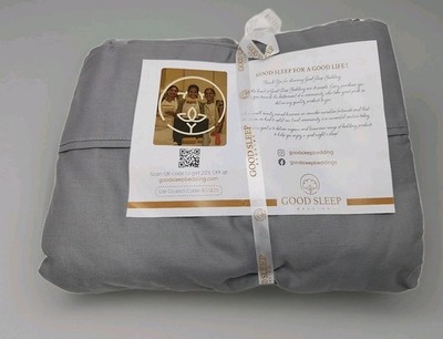 NEW Good Sleep 100% Egyptian Cotton 1000 Thread Count Luxe Sateen Sheet Set TWIN