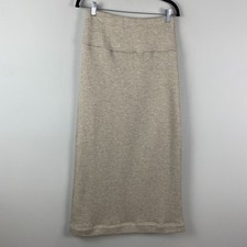 Free People free-est Milley Maxi Pull-On Skirt Size M Beige