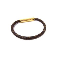 LOUIS VUITTON LV Confidential Bracelet M8274F Brown Monogram Unisex