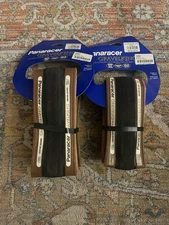 Panaracer GravelKing Slick Tire 700x28c - Pair, Black / Brown, Clincher