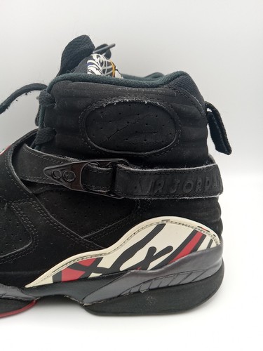 Nike Air Jordan 8 VIII Retro GS Playoffs 2013 Talla 7 Juvenil 305368-061 SIN PLANTILLAS - Imagen 2 de 9