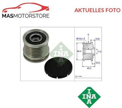 LICHTMASCHINE RIEMENSCHEIBE INA 535 0001 10 A FÜR SEAT CORDOBA,IBIZA II,INCA