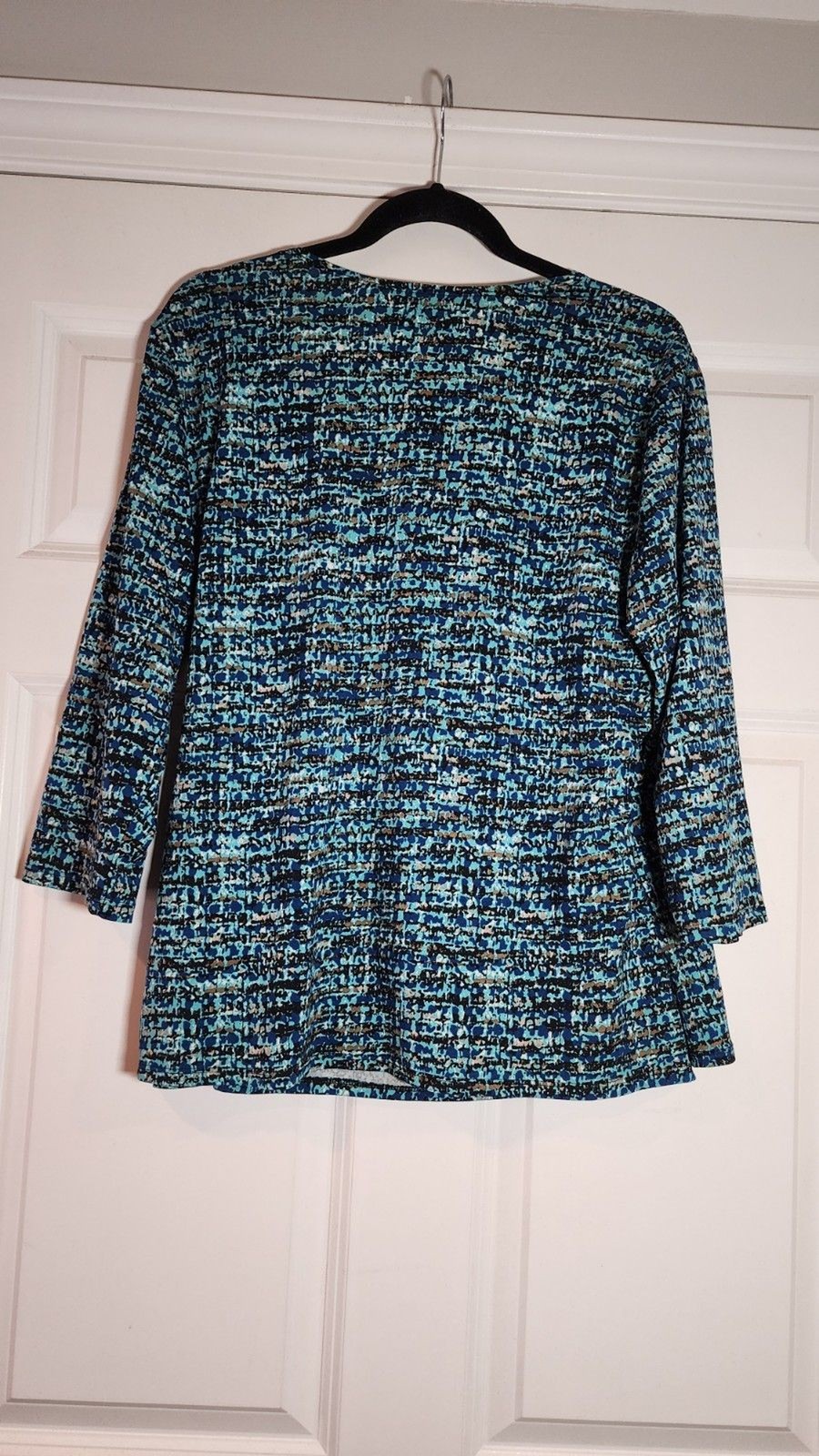 Elementz Blue And Black Patterned Crossover Front… - image 5