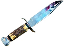 Vintage German Original Bowie Knife Sabre Monarch #171 Solingen Germany KNIVES