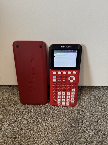Texas Instruments TI-84 Plus CE Taschenrechner schwarz mit Etui ohne Ladegerät getestet