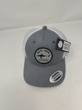 Salty Crew Bruce Retro Trucker Hat - Heather Grey / White - New