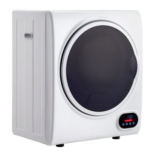 Compact Home Clothes Dryer 1.5CUFT Display White 120V 2.5KG Portable Dryer