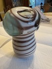 Vtg Blown Art Glass Vase Signed By Artist Eric Rudans, Date 1973 No Chips/Cracks