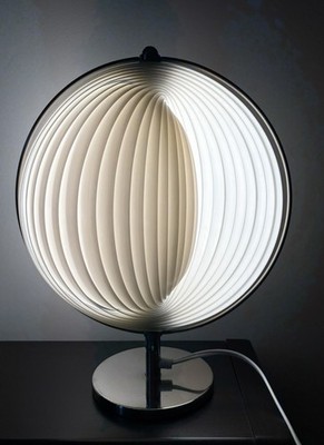 Vintage  Moon Lamp  in the Style of Kare Design, Inspired by Vernon Panton s 