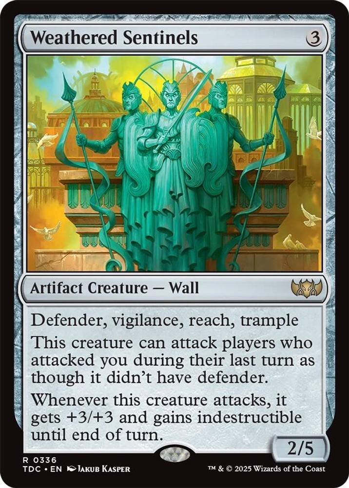 Weathered Sentinels (336) ( NM) Commander: Tarkir: Dragonstorm MTG TDC