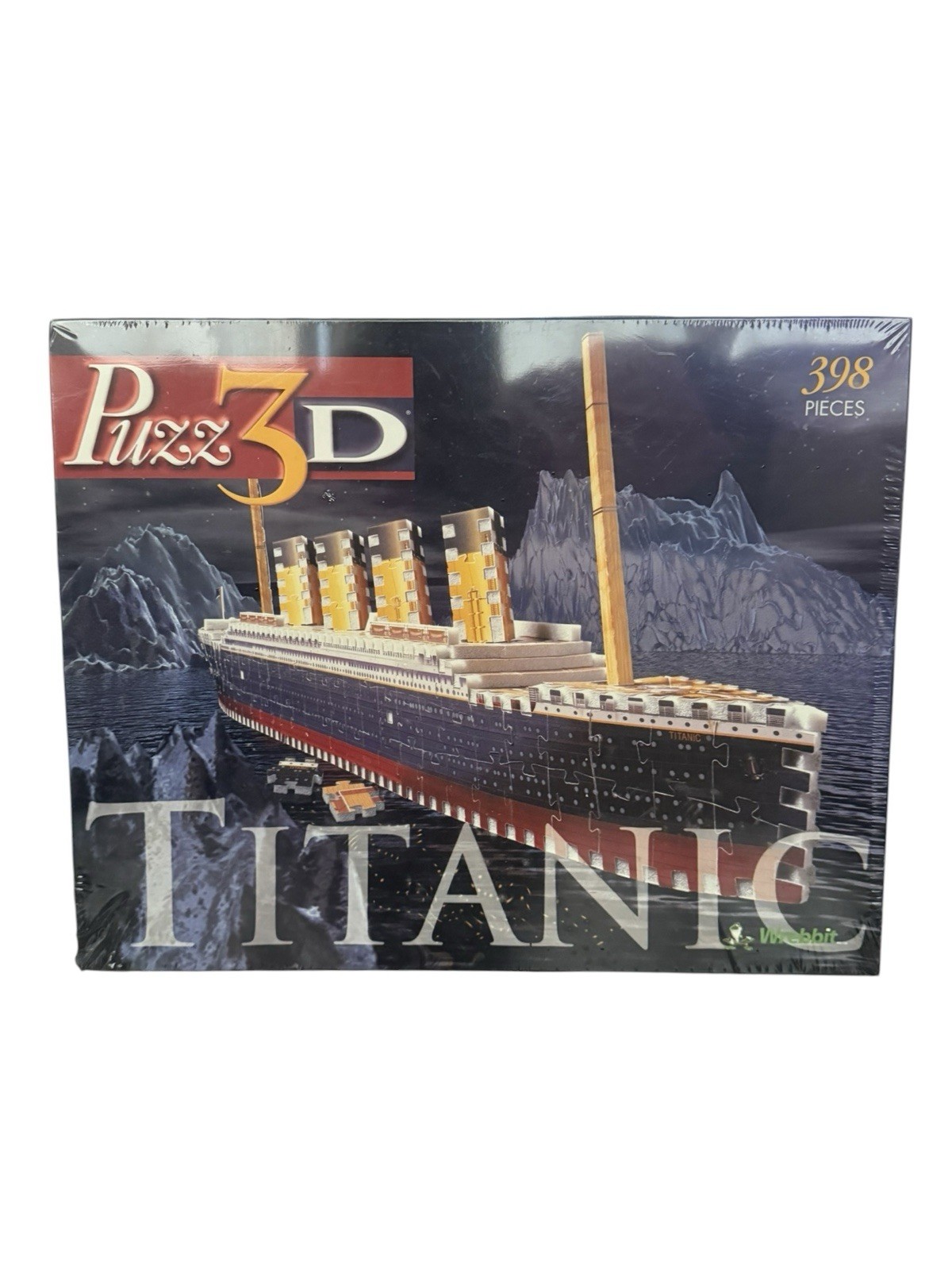 Vintage Wrebbit Titanic Cruise Ship Boat Puzz3D 398 Piece 3D