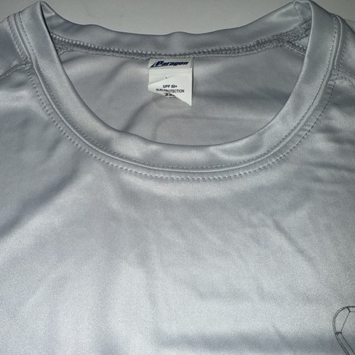 Camisa Paragon Para Hombres 2XL Gris "Dirty Marlin Tini" Pesca Deportiva UPF 50+ - Imagen 6 de 7