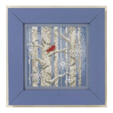 Mill Hill Winter Woods Cardinal Buttons and Beads Cross Stitch KIt MH141303