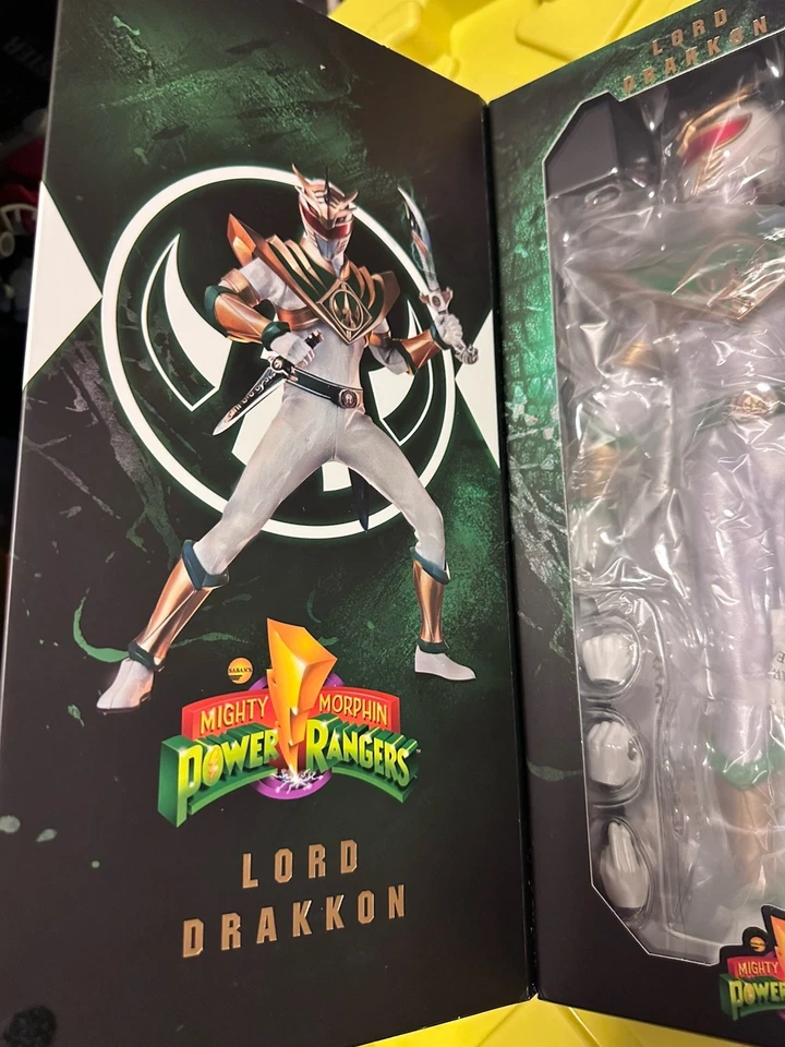 Figura de acción Threezero Mighty Morphin Power Rangers (MMPR) Lord Drakkon 1/6 NUEVO Foto 3 de 4