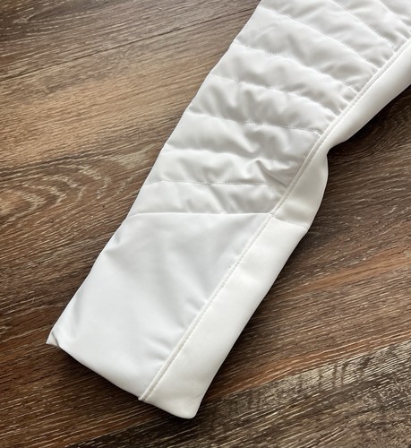 Obermeyer Winter Suit Size 10 Womens Katze White Black Snowboarding 550 FP $699 - Picture 15 of 17
