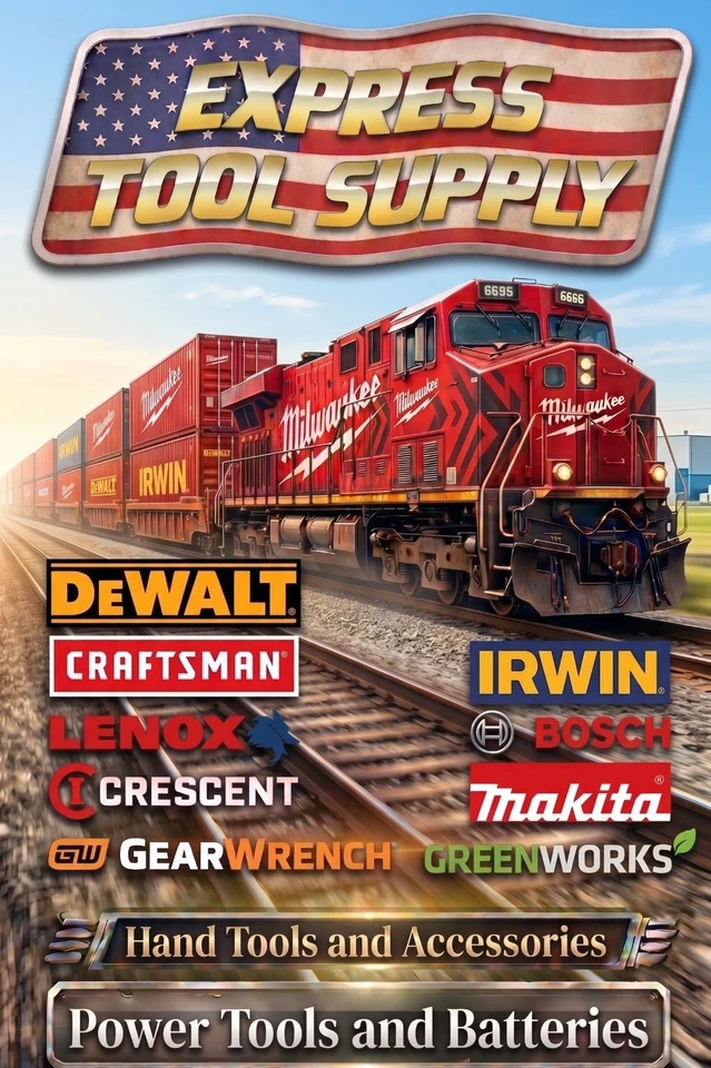 $1 Milwaukee, Dewalt, Irwin, Power Tools, Hand Tools and Accessories
