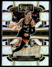 2024 Panini Select WNBA 37 Natasha Cloud Phoenix Mercury Silver Prizm