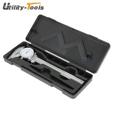 6inch Dial Caliper Carbon Steel Shockproof .001" Of One Inch Premium Precision
