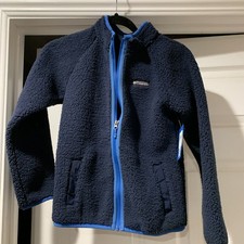 Columbia Youth M Blue Sherpa Full Zip Brand New With Tags 10/12