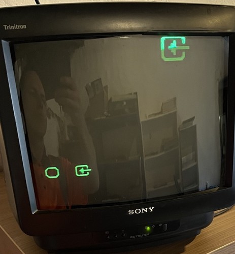 Sony Trinitron KV-M14 Colour TV Portable Vintage - Picture 7 of 19