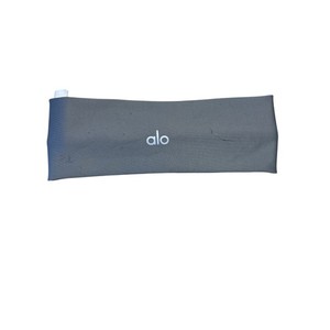 NWT ALO Yoga A0054U Airlift Headband Lunar Gray One Size OS Alo Dark Gray Ribbed Headband Unisex Adults One Size  main image 2