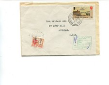 Isle of Man 1975 1p postage due cover cancelled Ramsey