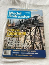 Model Railroader Magazine October 1995 HO Scale Timberline RR Kalmbach