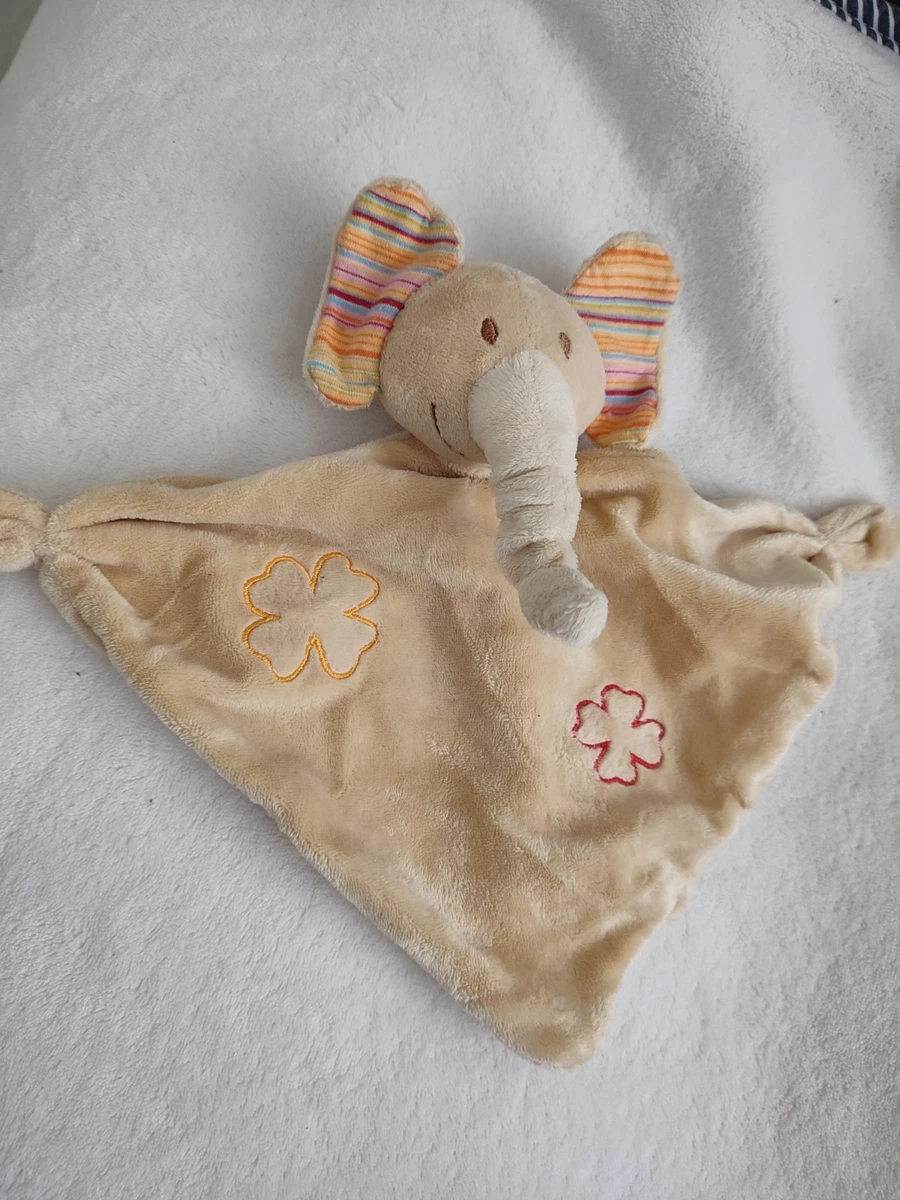 Éléphant En Peluche Vintage - Doudou Rétro Pour Chambre D'enfant - Occasion