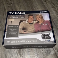 TV Ears 5.0 Digital Wireless Headset System Dual Digital New Open Box