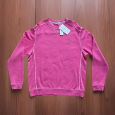 NWT  110 TOMMY BAHAMA Men's L Tobago Bay Pink Crew Neck Knit Sweater Coastal