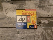 Iomega 250MB Zip Disks 4 Pack PC Formatted SEALED PACK OF 4