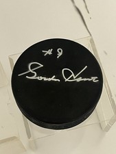 Gordie Howe #9 Autographed NHL Hockey Puck – Mr. Hockey HOF – Rare Collectible 