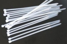 12x WHITE Wheel Trims Security Clips Ties Straps suits NISSAN