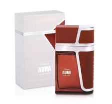 Aura by Armaf Eau de Parfum Spray for Men 3.4oz New Sealed Box