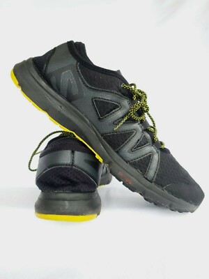 Salomon Shoes Mens 8 Black Speedcross 4 Trail Running Sneakers Contagrip Trainer