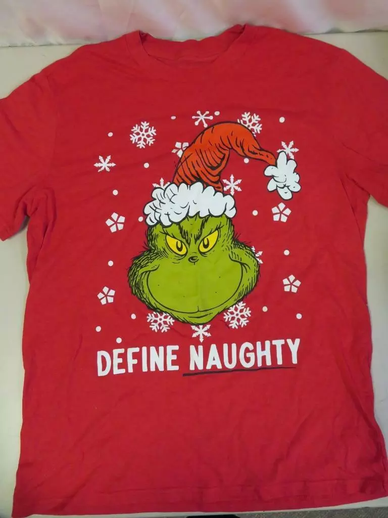 Red grinch shirt sales