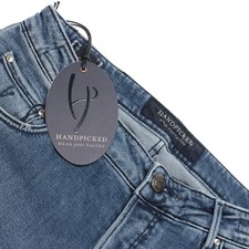Handpicked NWT Denim Jeans Size 34 US In Blue Cotton Blend