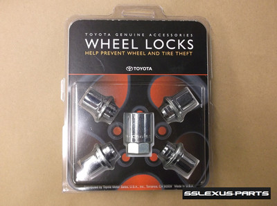 Toyota Corolla (2001-2017) OEM Genuine WHEEL LOCKS LOCK SET 00276