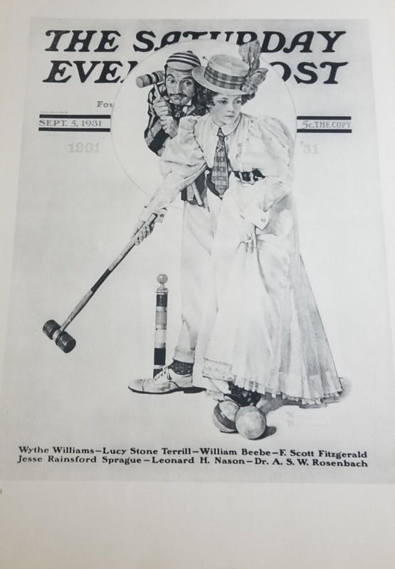 The Saturday Evening Post/Norman Rockwell(Sept.5,1931/Aug.23,1930 repro # 3